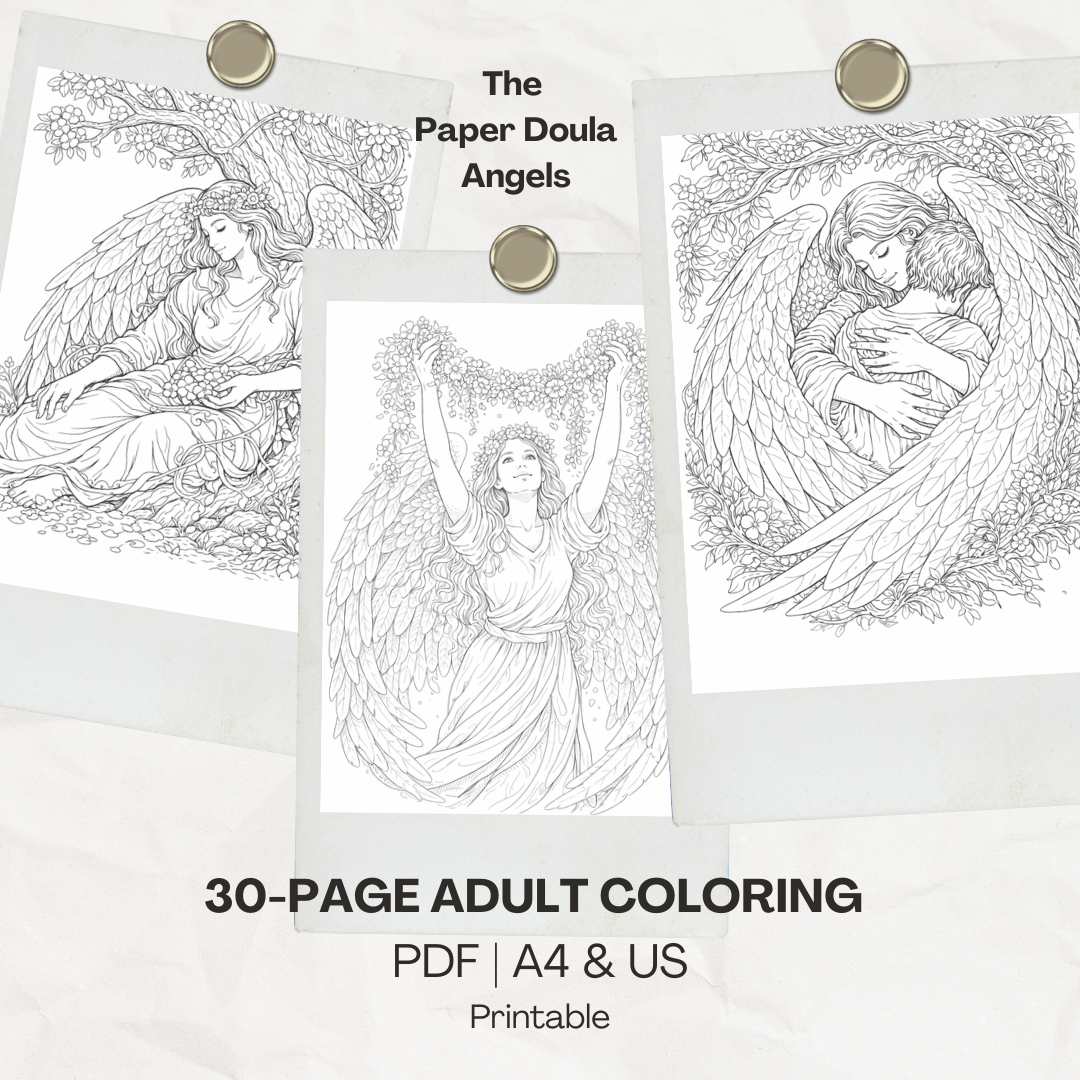 Angels Adult Coloring Book – 30 Detailed Pages - Image 2