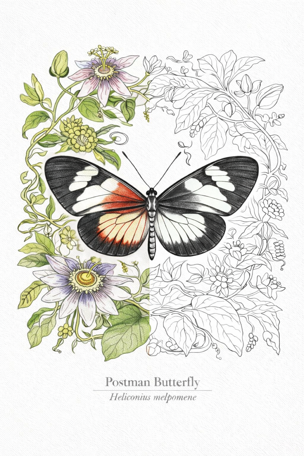Butterfly Coloring Journal for Mindfulness & Anxiety Relief – 62 Pages - Image 2