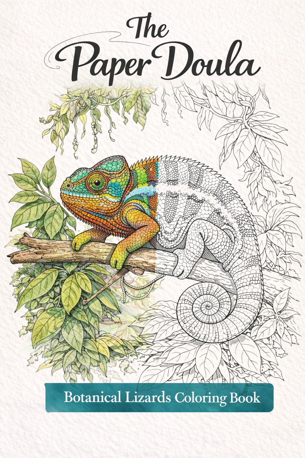 Lizards Coloring Book for Adults – 30 Detailed Printable Pages for Mindfulness & Stress Relief - Image 2