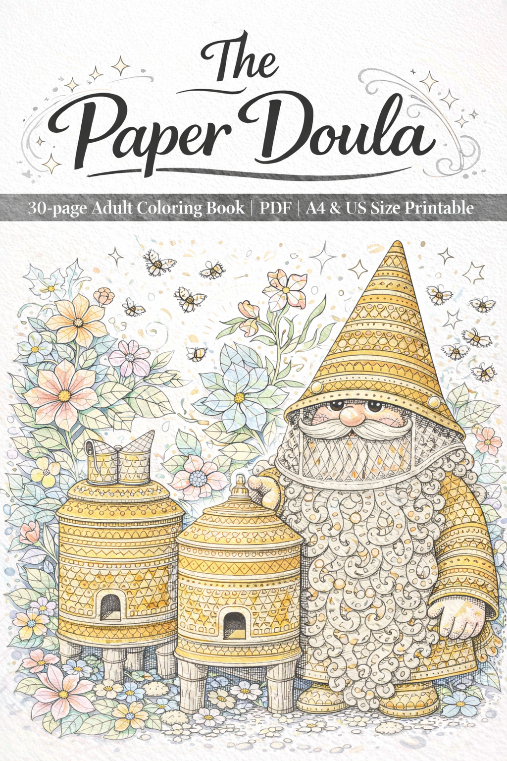 gnomes coloring book