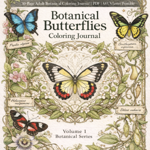 Butterfly Coloring Journal